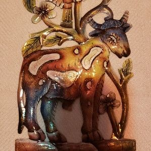 Haitian steel's drum metal art.